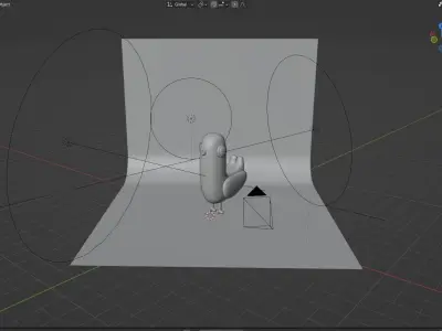 Mesmerizing Avian Elegance in Blender Free 3D model