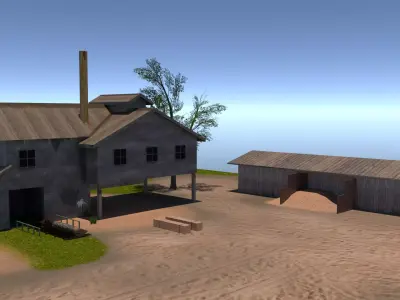 Sawmill  3D model