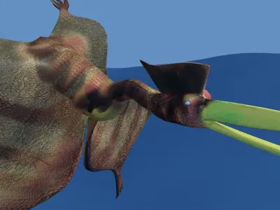 Hatzegopteryx  dinosaur 3D model