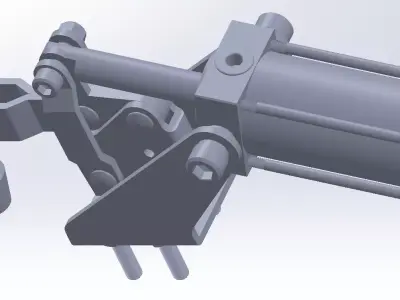 GPP-1207-UO hydraulic cylinder Free 3D model