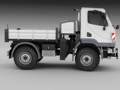 Mercedes Unimog U20 3D model