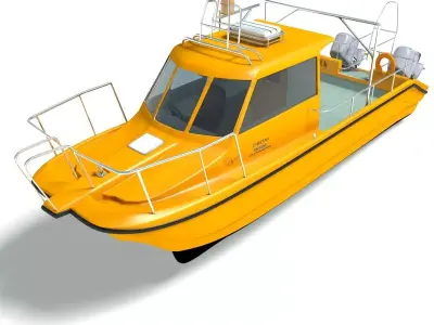 Maccoma research vessel 3D model