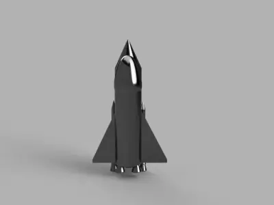 ROCKET 3D model 2