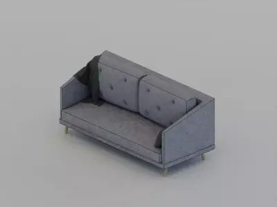 small tesla cypercouch prototype one Free 3D model