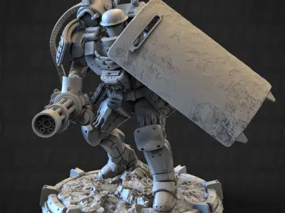 Drake Static 100mm Set 3D print model