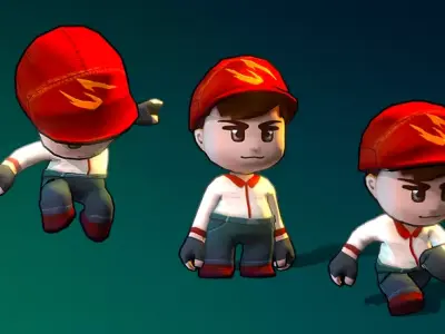 VIASS Free Character Pack Free low-poly 3D model