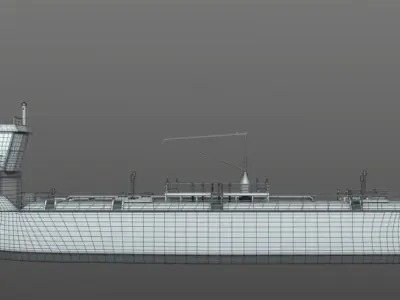 Ship - Oil Tanker 3D model