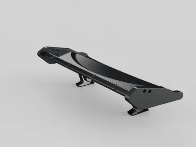 Spoiler tuning heavy auto garage  3D model