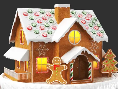 Detailed Snow Globe 02 3D model