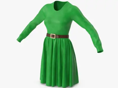  Dress Green with Belt 