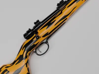 Free FPS Hunting Rifle 3D model