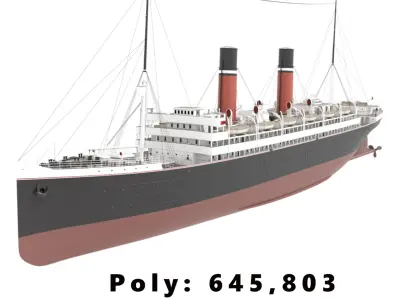 Steam Ship Collection 3D model