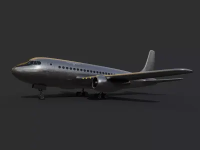Commercial Airliner 3D model shop