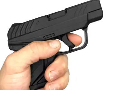 Ruger LCP 2 1to1 Scale Training Gun Prop Non Functioning 3D print model