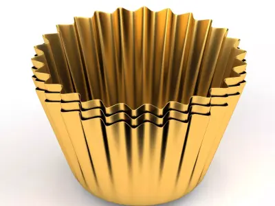 Cupcake Mould 3D Model Pack