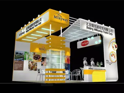 Exhibition - Area -6X6-3DMAX2009-32 3D model
