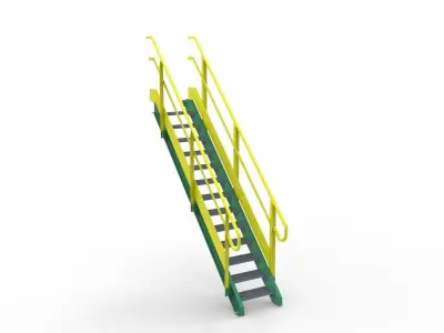 guardrail guarda corpo Free 3D model