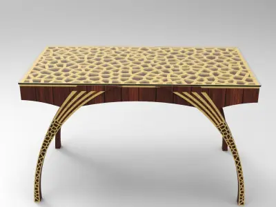 Coffee Table laser cut 6mm plywood 3D print model