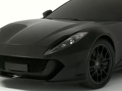 Ferrari 812 GTS Black Stealth Edition 3D model
