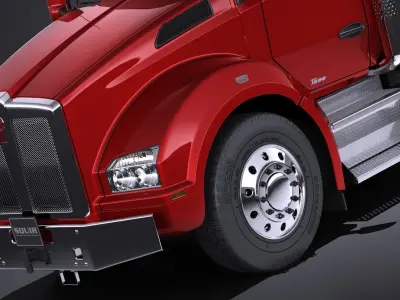 Kenworth T880 Sleeper Cab 2015 3D model