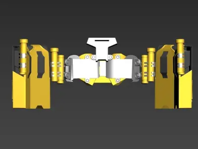 Batman Arkham Knight armor Waist part 3D print model