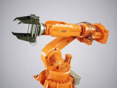 Industrial Robot 6620 Low-poly 3D model