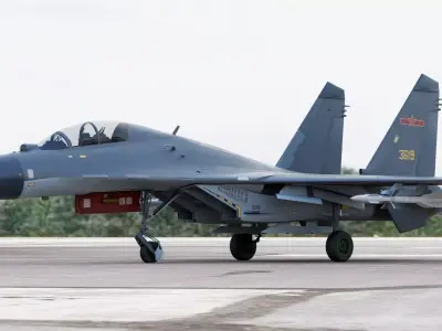 Chinese Shenyang J-11B  Yinglong or Responsive Dragon Tandem 3D model