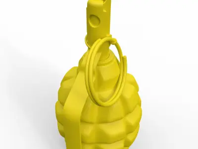 F1 Hand Grenade 3D print model