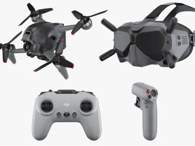 DJI FPV Combo 3D model
