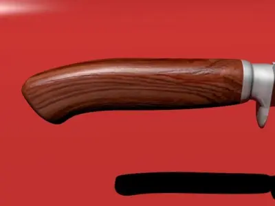 hunting knife Free 3D model