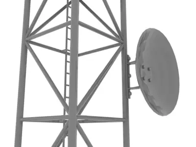 Radar Tower 3D model