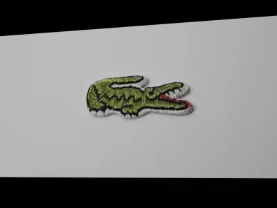 Lacoste Logo 3D model