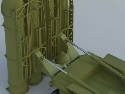 S-300VM Missile System SA-23 Gladiator Giant 3D model