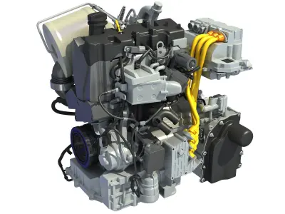 Car Engine 3D Models 3D Model Pack purchase