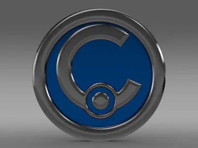 casalini logo 3D model by Sergey