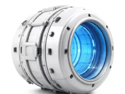 Cold Tubular Stasis Pod Low-poly 3D model