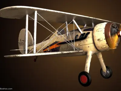 Old Plane 3D model purchase