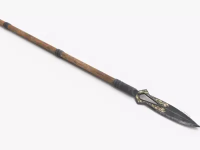 Spear V2 PBR Low-poly 3D model