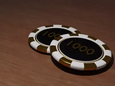 Poker Chip Free 3D model