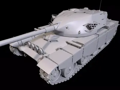 T95 FV4201 CHIEFTAIN  3D model