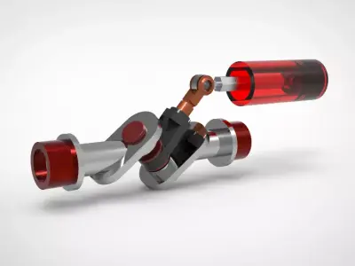 Transmission system PUMP 3D model