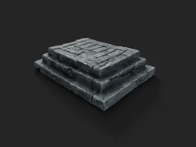 Old Ruin 6 Low-poly 3D model