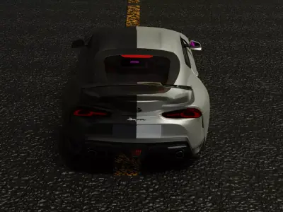 Toyota Supra GR Detailed  Free 3D model