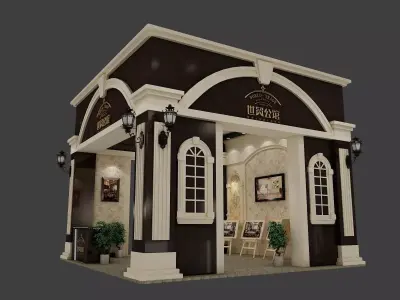Exhibition - Area -6X6-3DMAX2009-10 3D model