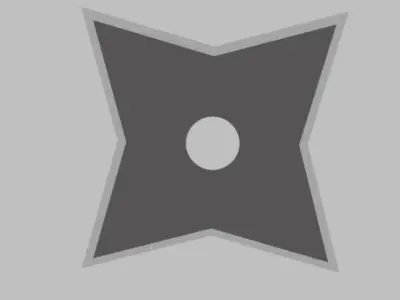 Shuriken Ninja Star Pack 3D Model Weapons 3D model