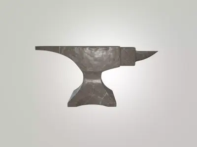 Medieval Blacksmith Anvil 3D Model Free 3D model