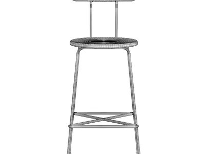 Anna Stool Iron 3D model
