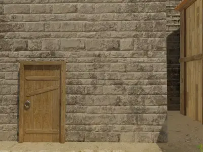 Walled City 3D model