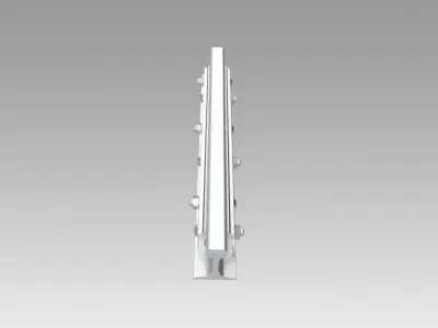 Fastening rail P65 overlays 1P65 3D model
