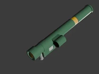 Stinger Launcher Low-poly 3D model